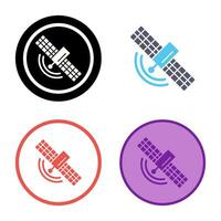 satelliet vector pictogram