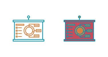 presentatie vector pictogram