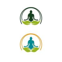 yoga vector pictogram ontwerp illustratie