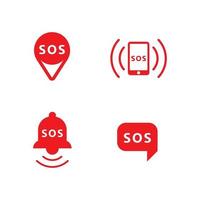 sos vector pictogram ontwerp illustratie