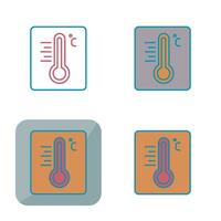 thermometer vector pictogram