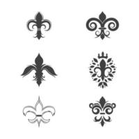 fleur de lis vector pictogram ontwerp