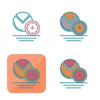 cirkeldiagram vector pictogram