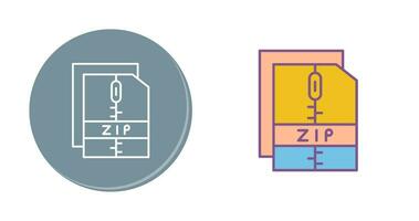 ritssluiting het dossier vector icoon