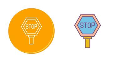 stopbord vector pictogram