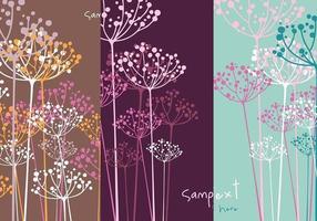 Dille Bloem Vector Wallpaper Pack