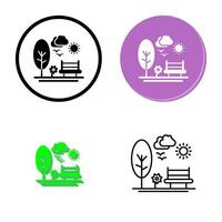 park vector pictogram