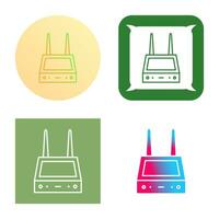 uniek router vector icoon