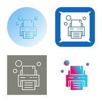 printer vector pictogram