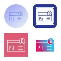 creditcard vector pictogram