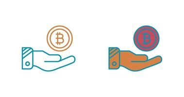 bitcoin vector pictogram