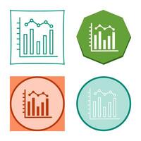 histogram vector icoon