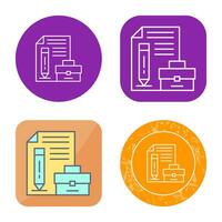 portefeuille vector pictogram