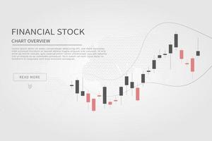 forex trading promo pagina vectorillustratie. webbannersjabloon vector