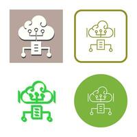 cloud computing vector icon