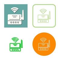 Wifi router vector icoon