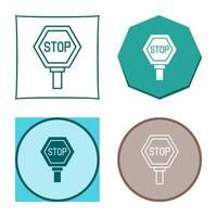 stopbord vector pictogram