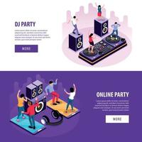 online dj-feestbanners vector