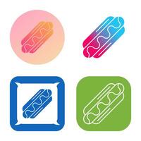 hotdog vector pictogram