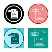 csv vector icoon