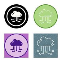 cloud computing vector icon