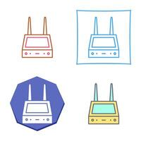 uniek router vector icoon