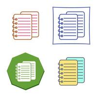 notities vector pictogram