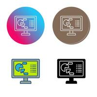 cirkeldiagram vector pictogram