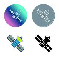 satelliet vector pictogram