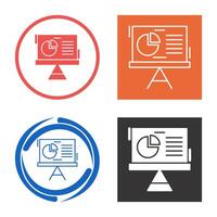 cirkeldiagram vector pictogram