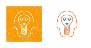 Egyptische gezicht vector icoon