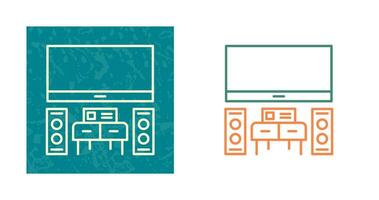 thuisbioscoop vector pictogram