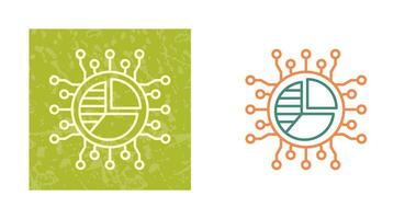 cirkeldiagram vector pictogram