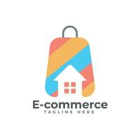 e-commerce logo ontwerp vector