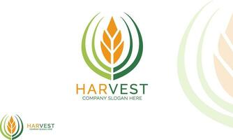 blad landbouw logo ontwerp sjabloon voor uw merk vector