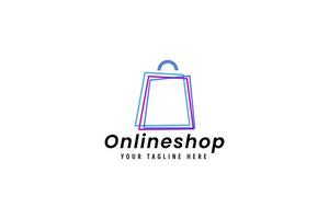 online winkel logo vector icoon illustratie