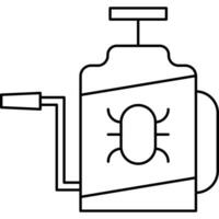 landbouw pictogrammen. lijn kunst stijl icoon vector