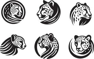 Jachtluipaard logo concept vector illustratie 2