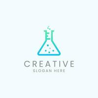 laboratorium logo ontwerp vector sjabloon