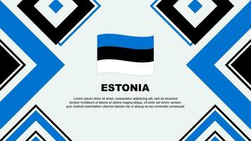 Estland vlag abstract achtergrond ontwerp sjabloon. Estland onafhankelijkheid dag banier behang vector illustratie. Estland onafhankelijkheid dag