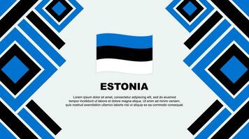 Estland vlag abstract achtergrond ontwerp sjabloon. Estland onafhankelijkheid dag banier behang vector illustratie. Estland