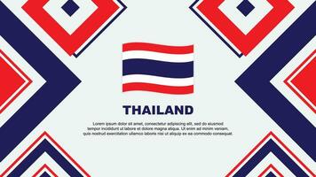 Thailand vlag abstract achtergrond ontwerp sjabloon. Thailand onafhankelijkheid dag banier behang vector illustratie. Thailand onafhankelijkheid dag