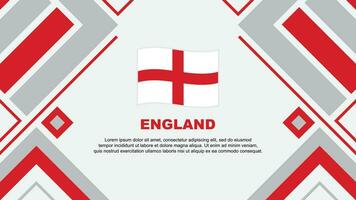 Engeland vlag abstract achtergrond ontwerp sjabloon. Engeland onafhankelijkheid dag banier behang vector illustratie. Engeland vlag