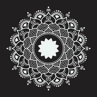 wit luxe mandala vector ontwerp, mandala voor henna, mehndi, tatoeëren, decoratief etnisch sier- elementen, oosters patronen