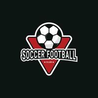 voetbal logo Amerikaans voetbal club logo ontwerp idee vector