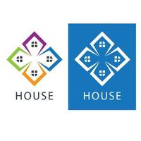 huis logo en symbool vector afbeelding