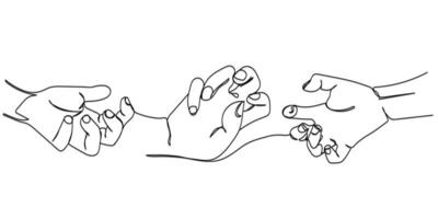 doorlopend lijn kunst van hand- gespannen van spasmen en spiertrekkingen. epilepsie houding. vector
