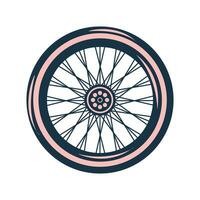 wijnoogst motorfiets kleur illustratie vector