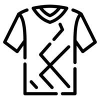 esports Jersey icoon illustratie, voor web, app, infografisch, enz vector