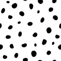 tekening dots naadloos patroon. vector polka punt achtergrond. abstract onregelmatig plek textuur. schetsen afdrukken voor kleding, kleding stof textiel ontwerp